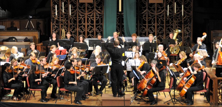 The South Bay Philharmonic performing Dvořák's Symphony No. 8
