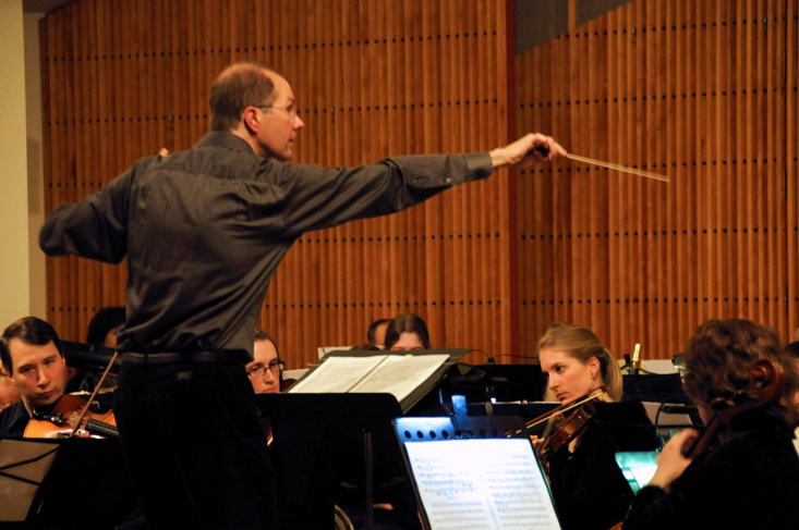 George conducts the South Bay Philharmonic 