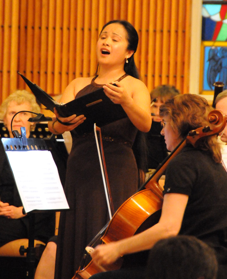 Soprano Kathryn Benedicto sings Vivaldi's In turbato mari irato